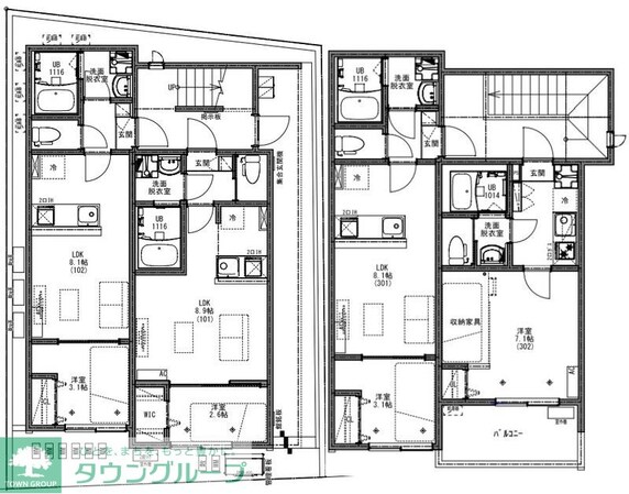 KEIAI RESIDENCE 小岩の物件間取画像